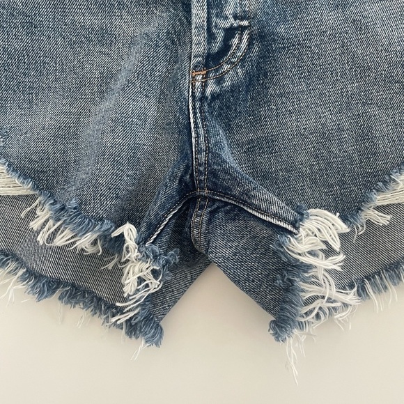 NWT Denim Forum The Ex Boyfriend Shorts from Aritzia - Picture 7 of 10